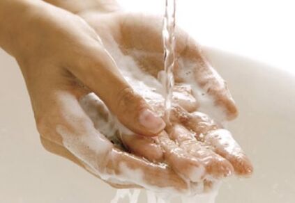 hand hygiene protects against parasites from entering the body