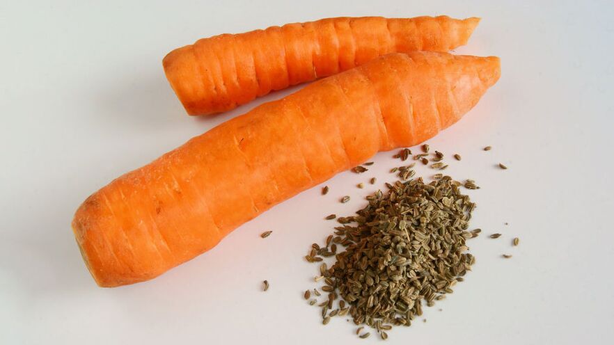 Carrot seeds help to get rid of parasites at home